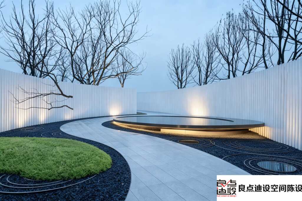 曲径藏韵：极简风售楼处景观软装设计，一眼惊鸿✨